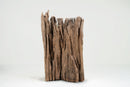 A Teakwood Tree Trunk Sculpture