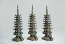 A Tall Chinese Bronze Pagoda