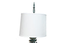 A Tall Chinese Bronze Pagoda Lamp