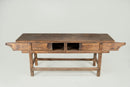 A Chinese Elm Wood Coffer Table