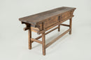 A Chinese Elm Wood Coffer Table