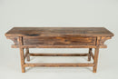 A Chinese Elm Wood Coffer Table