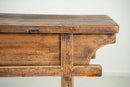 A Chinese Elm Wood Coffer Table