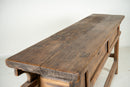 A Chinese Elm Wood Coffer Table