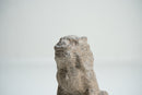 A Pair of Chinese Limestone Miniature Foo Dogs