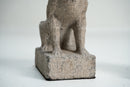 A Pair of Chinese Limestone Miniature Foo Dogs
