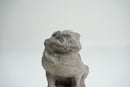 A Pair of Chinese Limestone Miniature Foo Dogs