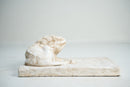 A Chinese Marble Ink Tray