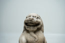 A Pair of Chinese Limestone Miniature Foo Dogs