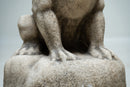A Pair of Chinese Limestone Miniature Foo Dogs
