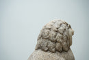 A Pair of Chinese Limestone Miniature Foo Dogs
