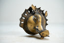 A Brass Sculpture of a Boar