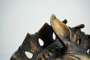A Brass Sculpture of a Boar