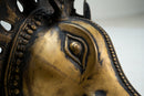 A Brass Sculpture of a Boar