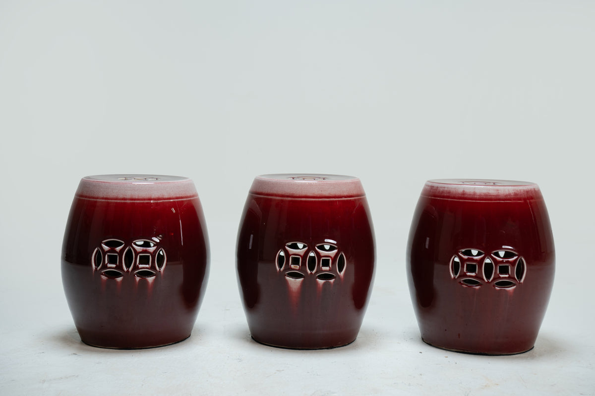 A Ceramic Miniature Stool