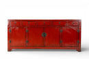 A Red Lacquer Chinese Coffer