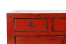 A Red Lacquer Chinese Coffer