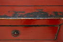 A Red Lacquer Chinese Coffer