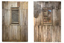A Rustic Wooden Panel
