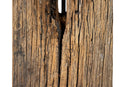A Reclaimed Chinese Elm Roof Joist Table Lamp
