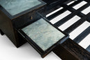 A Vintage Chinese King-size Bed with Reclaimed Elm
