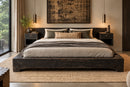 A Vintage Chinese King-size Bed with Reclaimed Elm