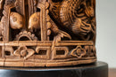 A Pair of Carved Chinese Architectural Pegs Lamps