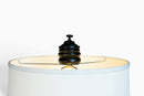 A Custom British Colonial-Style Teak Table Lamp