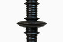 A Custom British Colonial-Style Teak Table Lamp