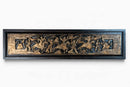 A Chinese Carved Panel with a Battle Scene