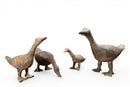 A Group of Four Pottery Ducks