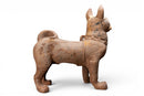 A Pottery Figure of a Dog