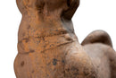 A Pottery Figure of a Dog