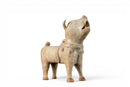 A Green-Glazed Pottery Figure of a Dog