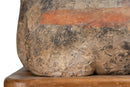 A Grey Pottery Recumbent Horse