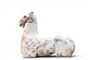 A Pair of Painted Pottery Horses