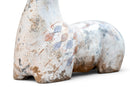 A Pair of Painted Pottery Horses