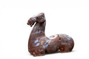 A Pair of Painted Pottery Horses