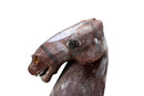 A Pair of Painted Pottery Horses