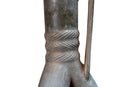 A Neolithic Grey Terracotta Tripod Ewer