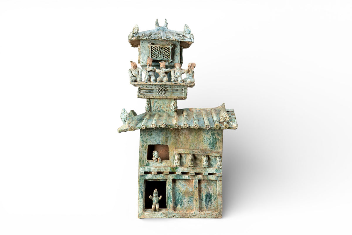 A Glazed Terracotta  Watchtower