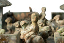 A Glazed  Terracotta Sheep's Pen Model