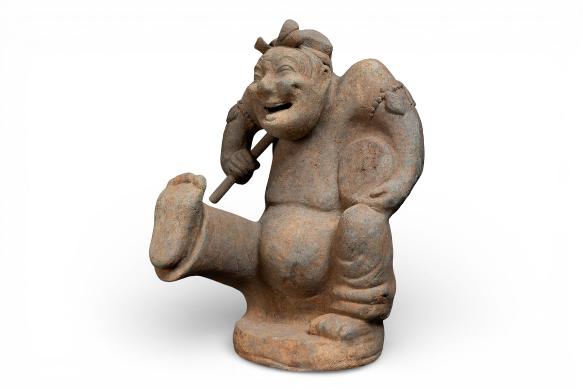 A Terracotta Figure of an Entertainer