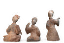 A Set of Three Han Entertainer Figures