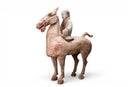 A Painted Equestrian Figure