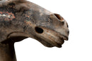 A Large Painted Pottery Equestrian Figure