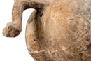 A Large Painted Pottery Equestrian Figure