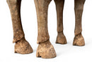 A Large Painted Pottery Equestrian Figure