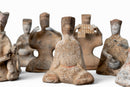 Group of Ten Pottery Musician Figures