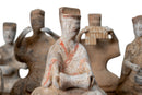 Group of Ten Pottery Musician Figures